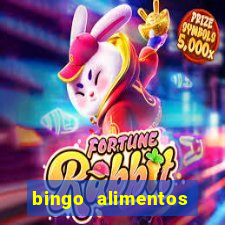 bingo alimentos para imprimir